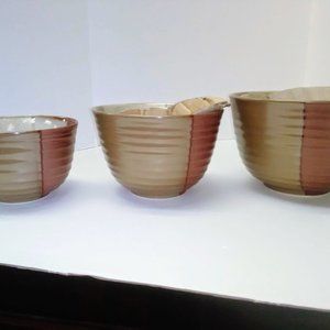 SANGO GOLD DUST SIENNA KITCHEN MIXING BOWLS